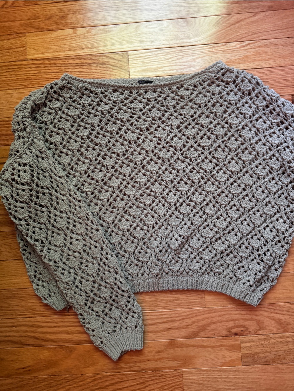 Women's Open-Knit Pullover Sweater